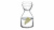 ND92547_1049889 Набор из кувшина и стакана Nude Glass Мистер и Миссис 2 предмета 850 мл, 150 мл, хрусталь