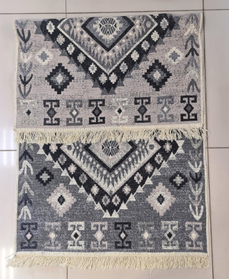 Коврик для ванной и интерьера, 80*150см, KILIM, двухсторонний, цвет в ассортименте
