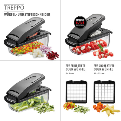89471 Измельчитель для овощей со сменными ножами,  GEFU, серия TREPPO