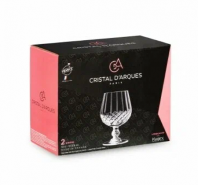 Q9150 Фужер для коньяка 320мл, набор 2 штуки, Eclat Cristal D'Arques, серия Longchamp